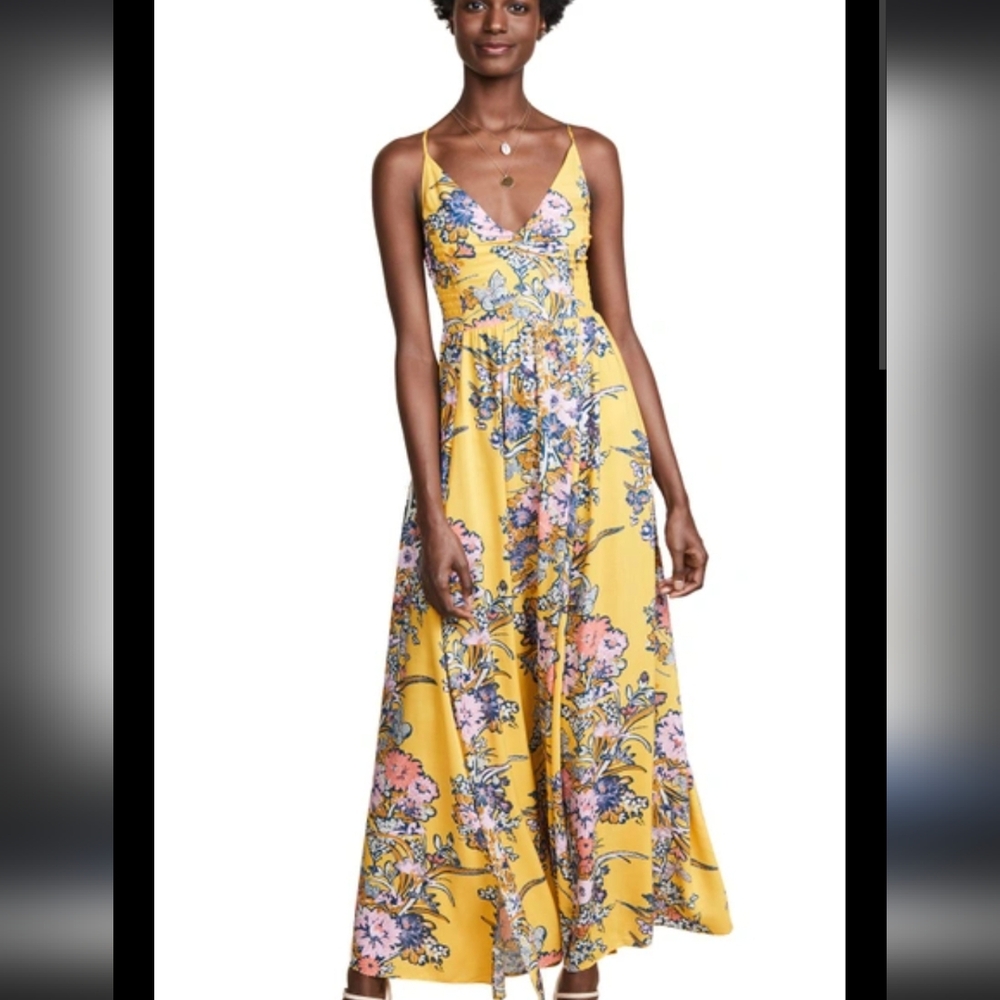 Free People Through The Vines Maxi Dress Medium Sun Dress